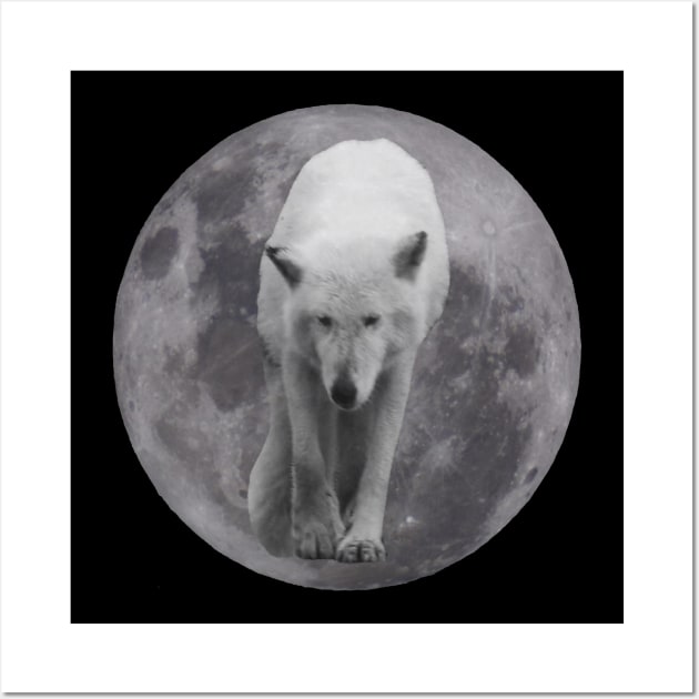 Wolf Moon Wall Art by imphavok